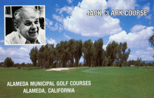 Jack Clark Course, Alameda Municipal Golf Courses, Alameda, California, old scorecard   